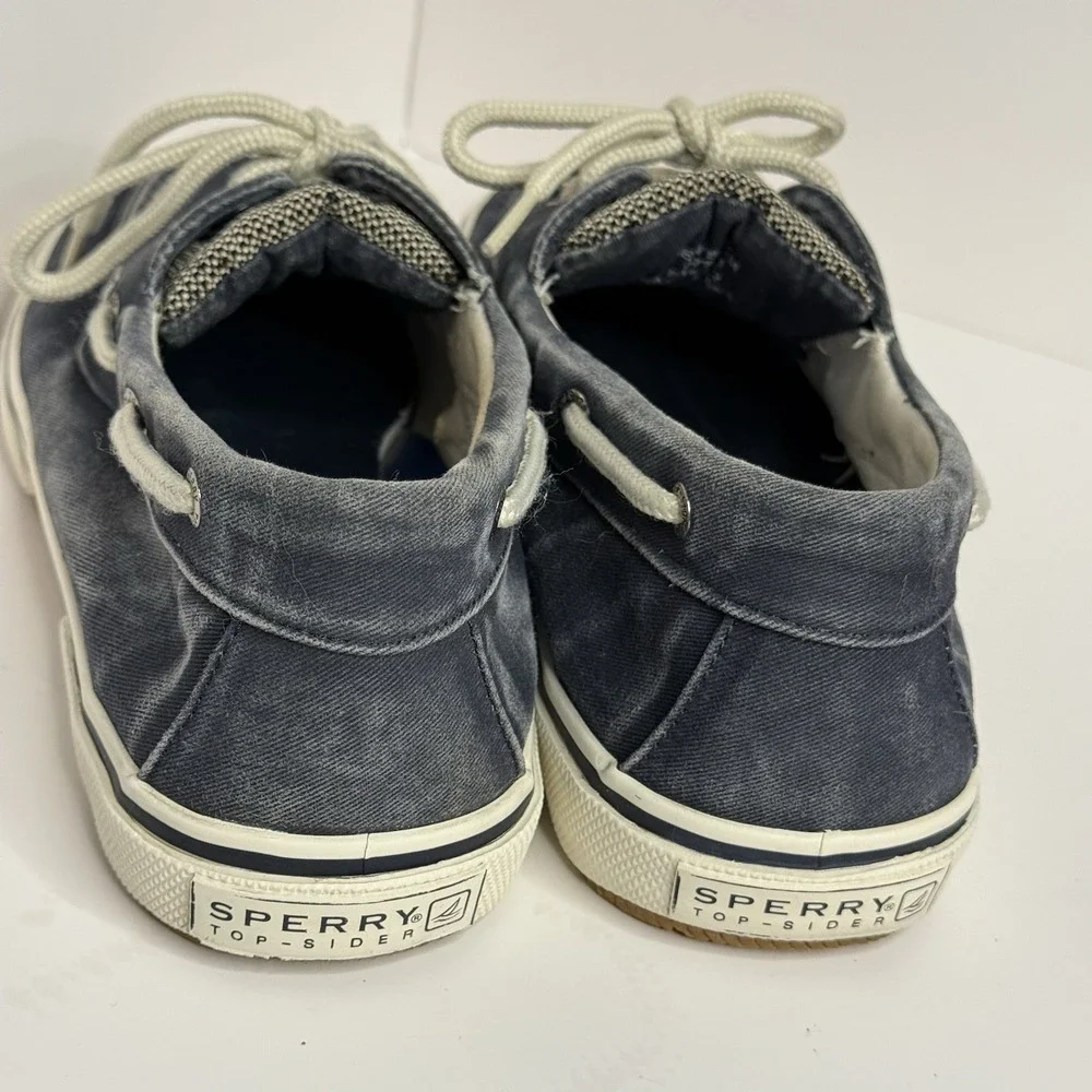 Men's These Are Sperry Top-Sider Boat Shoes Navy Blue Size 9.5